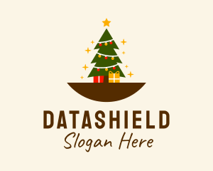 Christmas Tree Sparkle  Logo