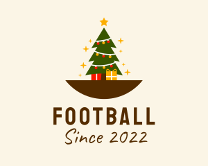 Celebration - Christmas Tree Sparkle logo design