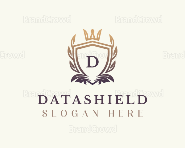 Gradient Royalty Shield Logo