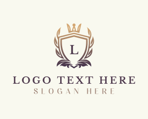 Regal - Gradient Royalty Shield logo design