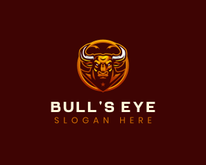 Bull Ranch Horn logo design