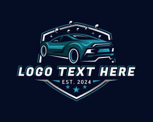 Detailing Car Vehicle Logo