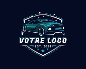 Detailing Car Vehicle Logo