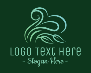 Organic Products - Nature Leaf Cloud logo design