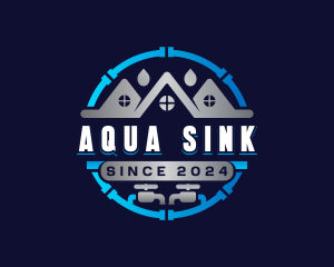 Sink - Plumbing Faucet Water logo design