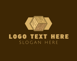 Paving - Cube Pattern Flooring logo design