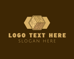 Floorboard - Cube Pattern Flooring logo design