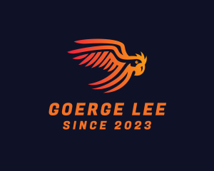 Eagle - Fast Flying Parrot logo design