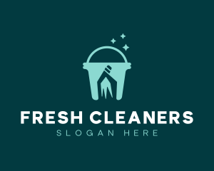 Bucket Disinfection Cleaner logo design