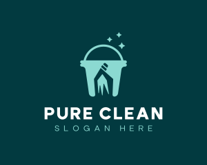 Bucket Disinfection Cleaner logo design