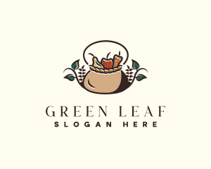 Vegan - Vegan Fruit Basket logo design