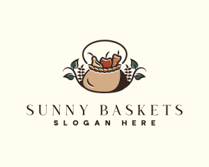 Picnic - Vegan Fruit Basket logo design