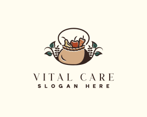 Vegan - Vegan Fruit Basket logo design