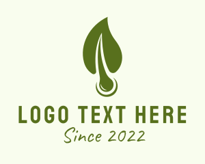 Plant - Organic Hair Treatment logo design