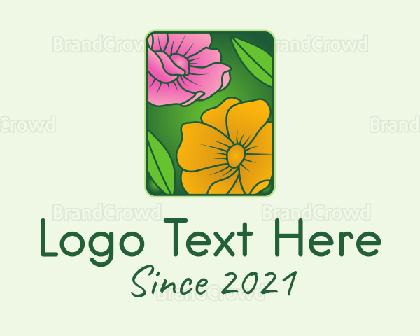 Gradient Spring Flower Logo