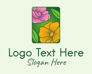 Gradient Spring Flower  Logo