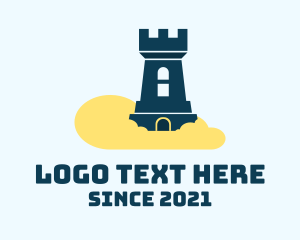 Toy Store - Cloud Castle Tower logo design
