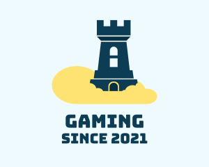 Tower - Cloud Castle Tower logo design