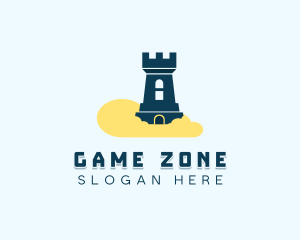 Cloud Castle Tower logo design