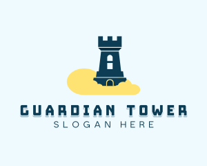 Cloud Castle Tower logo design