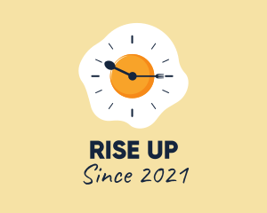 Sunny Side Up Clock  logo design