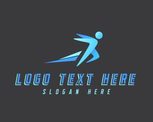 Physical Activity - Marathon Run Race logo design