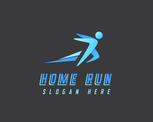 Marathon Run Race logo design