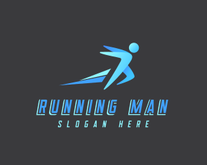 Marathon Run Race logo design