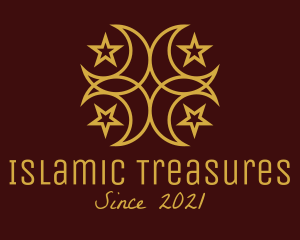 Gold Islamic Symbol  logo design