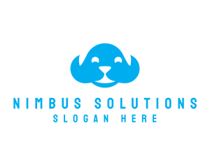 Nimbus - Pet Cloud Dog logo design