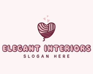 Heart Knitting Yarn Logo