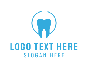 Orthodontic - Blue Tooth Dentistry logo design