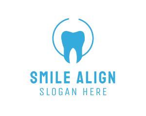 Orthodontic - Blue Tooth Dentistry logo design