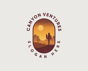 Canyon - Dry Desert Landscape logo design