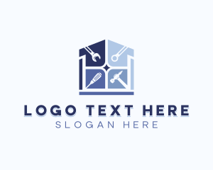 Remodeling - Construction Tools Handyman logo design