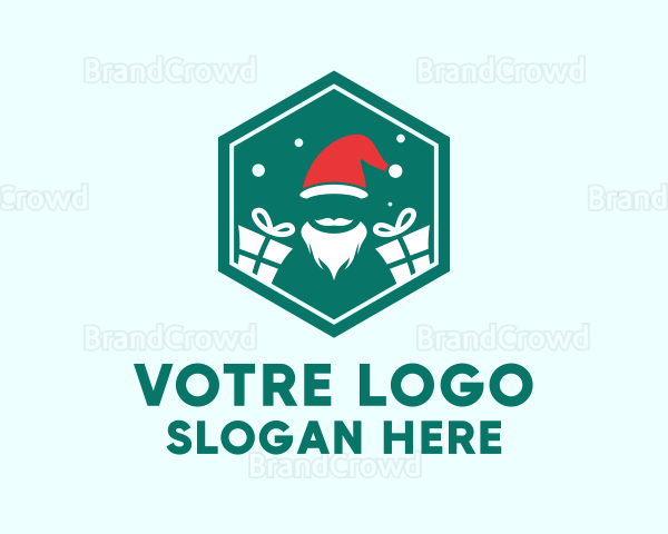 Christmas Santa Claus Logo