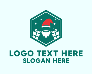 Festivity - Christmas Santa Claus logo design