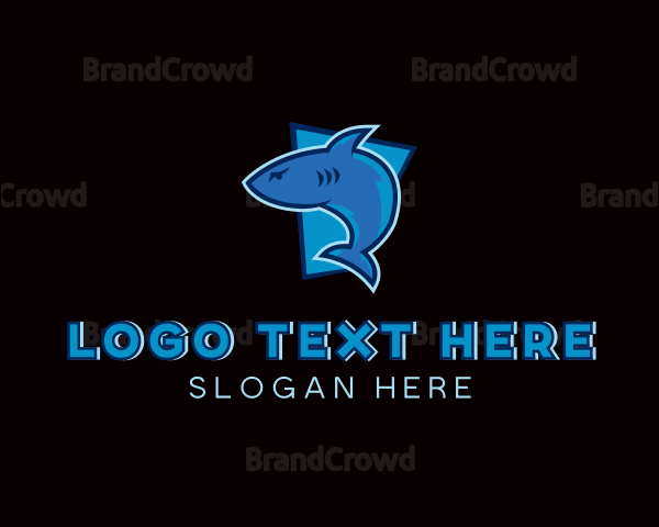 Shark Gaming Fish Logo