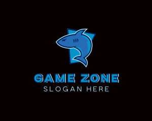 Shark Gaming Fish logo design