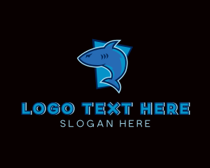 Shark Gaming Fish Logo