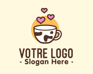 Tea Time - Cow Milk Cup logo design