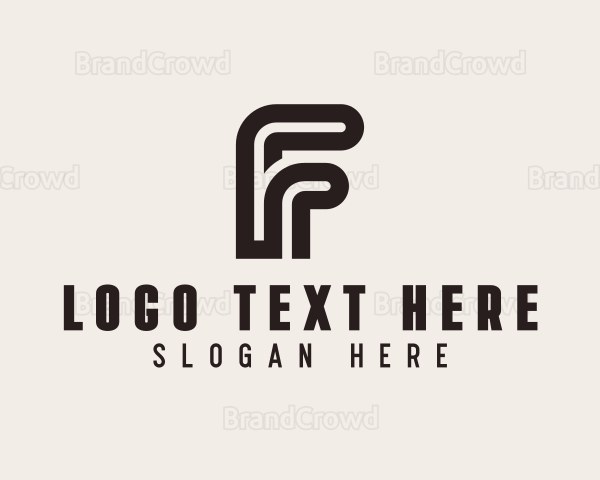 Generic Thick Line Business Letter F Logo