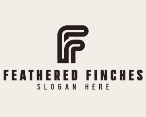 Generic Thick Line Business Letter F logo design