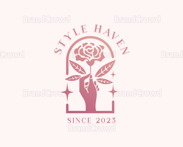 Rose Flower Boutique Logo