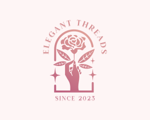 Rose Flower Boutique logo design