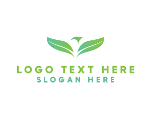 Eco - Eco Bird Leaf logo design