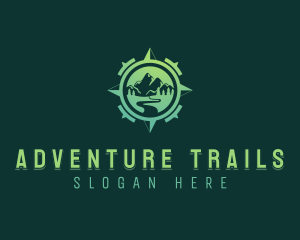 Trekking - Trekking Navigation Travel logo design