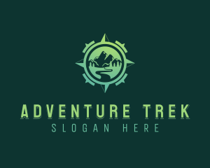 Trekking - Trekking Navigation Travel logo design