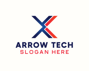 Arrow - Arrow Letter X Automotive logo design