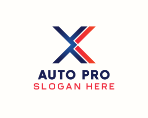 Automotive - Arrow Letter X Automotive logo design